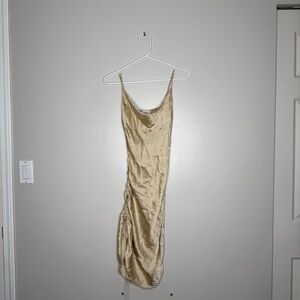 Wilfred Asymmetrical Cream Dress